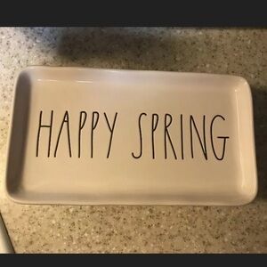 Rae Dunn Tray Spring/Easter Decor